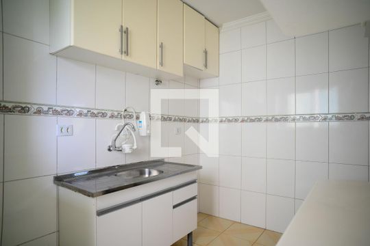 Cozinha de apartamento para alugar com 2 quartos, 40m² em Vila Liviero, São Paulo