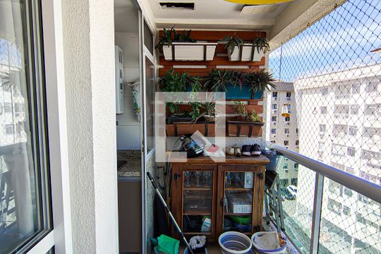 sala - varanda de apartamento à venda com 3 quartos, 114m² em Pechincha, Rio de Janeiro