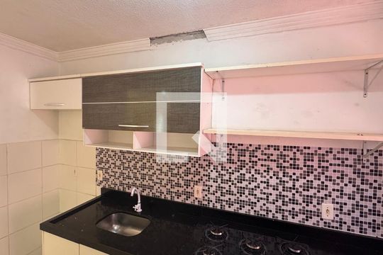 Cozinha de apartamento para alugar com 2 quartos, 50m² em Jardim do Lago Continuacao, Campinas