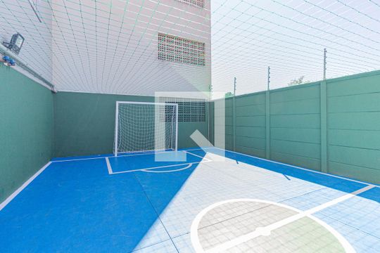 Área comum - Quadra poliesportiva de apartamento à venda com 2 quartos, 44m² em Condomínio Amazonas, São Paulo