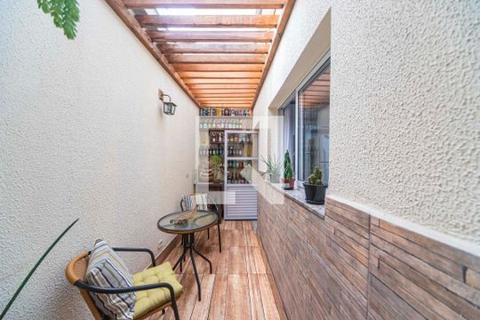 Varanda da Sala de apartamento à venda com 3 quartos, 90m² em Vila Alto de Santo Andre, Santo André
