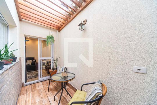 Varanda da Sala de apartamento à venda com 3 quartos, 90m² em Vila Alto de Santo Andre, Santo André