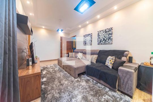 Sala de apartamento à venda com 3 quartos, 90m² em Vila Alto de Santo Andre, Santo André