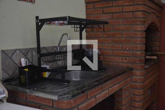 Área gourmet de casa à venda com 4 quartos, 215m² em Jardim Las Vegas, Santo André