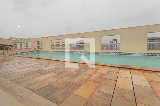 Área comum - Piscina de kitnet/studio para alugar com 1 quarto, 40m² em Moema, São Paulo