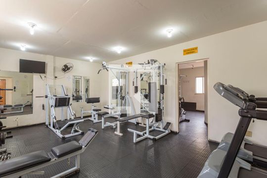 Área comum - Academia de kitnet/studio para alugar com 1 quarto, 40m² em Moema, São Paulo