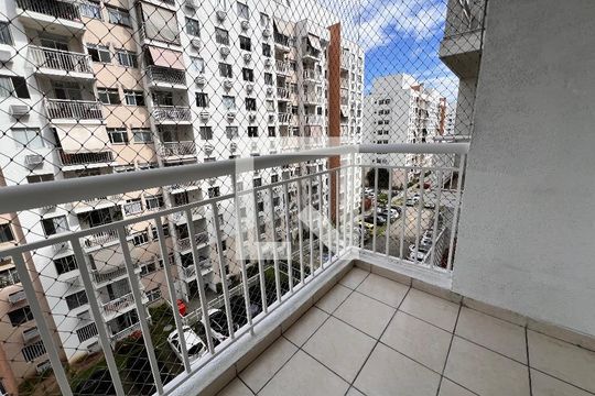 Varanda - Sala de apartamento à venda com 2 quartos, 50m² em Anil, Rio de Janeiro
