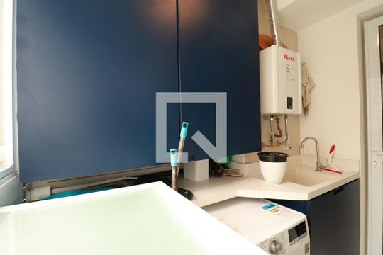 Área de Serviço de apartamento à venda com 1 quarto, 57m² em Barra Funda, São Paulo