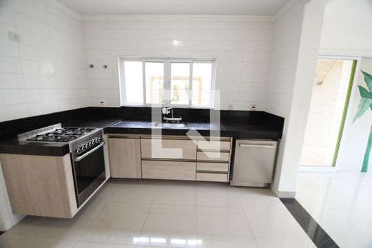 Cozinha de casa de condomínio para alugar com 4 quartos, 480m² em Loteamento Caminhos de San Conrado (sousas), Campinas
