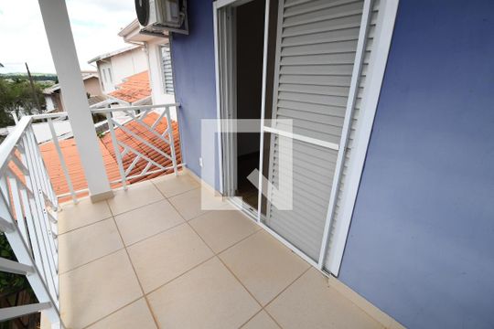 Quarto 4 - Suíte Sacada de casa de condomínio para alugar com 4 quartos, 480m² em Loteamento Caminhos de San Conrado (sousas), Campinas