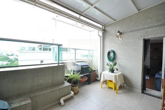 Área da Cobertura de apartamento à venda com 2 quartos, 140m² em Parque Novo Mundo, São Paulo
