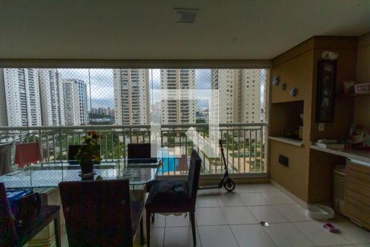 Vista da Sala de apartamento à venda com 4 quartos, 156m² em Baeta Neves, São Bernardo do Campo