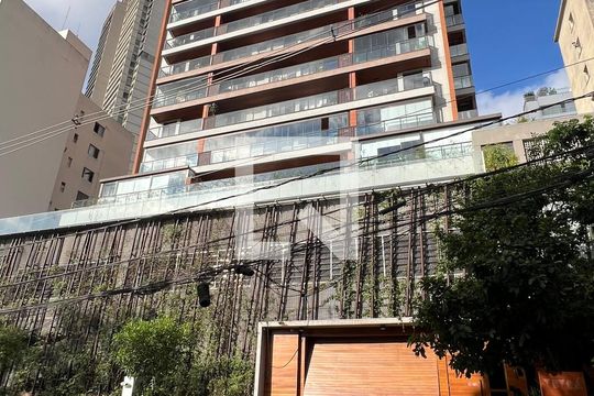 Fachada de apartamento à venda com 2 quartos, 60m² em Vila Madalena, São Paulo