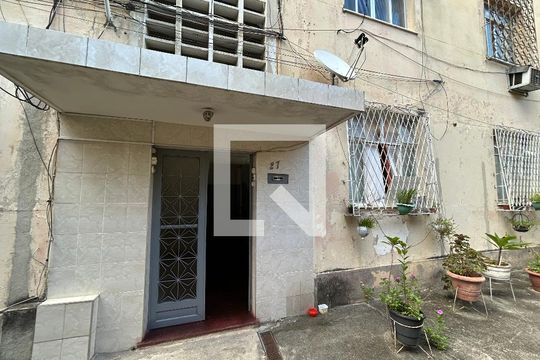 Fachada do bloco de apartamento à venda com 2 quartos, 50m² em Inhaúma, Rio de Janeiro