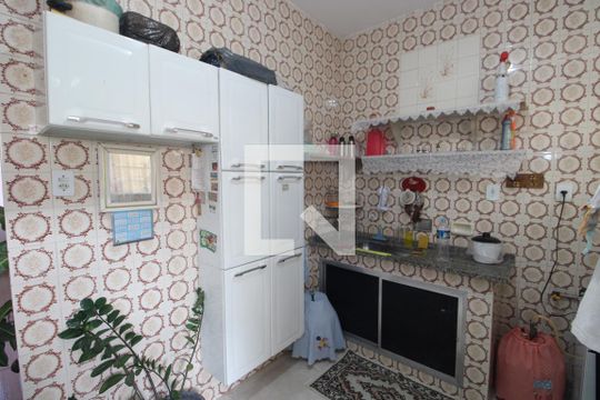 Cozinha de apartamento à venda com 2 quartos, 50m² em Inhaúma, Rio de Janeiro
