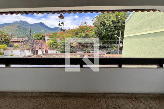 Varanda - Sala de casa de condomínio à venda com 5 quartos, 340m² em Anil, Rio de Janeiro