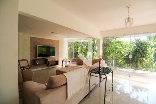 Sala de casa à venda com 4 quartos, 648m² em Itanhangá, Rio de Janeiro