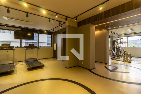 Área comum - Academia de kitnet/studio para alugar com 1 quarto, 20m² em Jardim Paulista, São Paulo