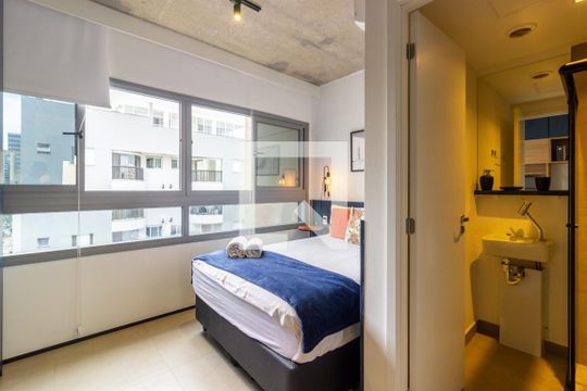 Studio de kitnet/studio para alugar com 1 quarto, 20m² em Jardim Paulista, São Paulo