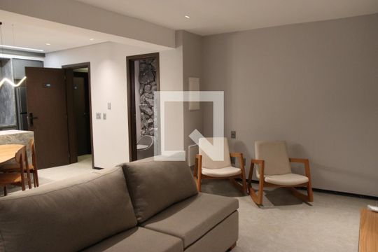 Sala de apartamento para alugar com 1 quarto, 79m² em Setor Marista, Goiânia