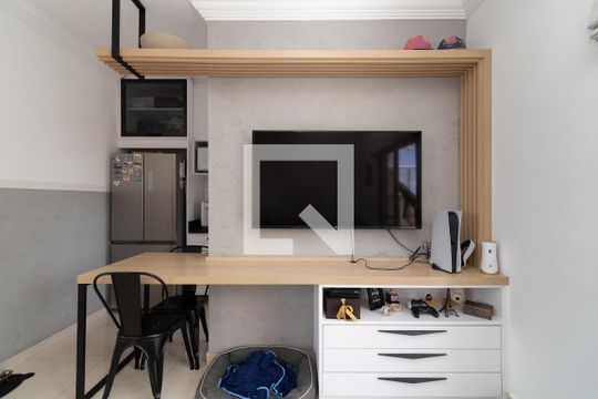 Sala de apartamento à venda com 2 quartos, 82m² em Vila Dalila, São Paulo