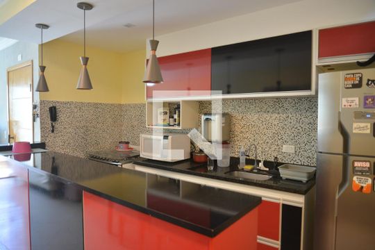 Cozinha de apartamento à venda com 3 quartos, 154m² em Parque das Nações, Santo André