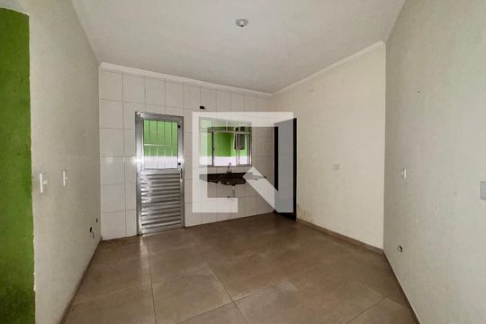 Cozinha de casa para alugar com 1 quarto, 45m² em Jardim Rina, Santo André