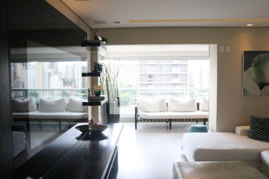 Sala de apartamento à venda com 3 quartos, 180m² em Água Branca, São Paulo