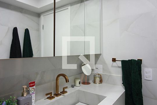 Quarto 1 - Suíte Banheiro de apartamento à venda com 3 quartos, 93m² em Vila Caminho do Mar, São Bernardo do Campo
