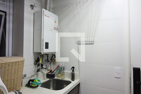 Área de Serviço de apartamento à venda com 3 quartos, 93m² em Vila Caminho do Mar, São Bernardo do Campo