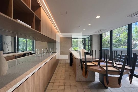 Espaço Gourmet de kitnet/studio para alugar com 1 quarto, 24m² em Pinheiros, São Paulo