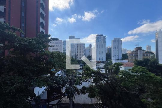 Vista da Sacada de kitnet/studio para alugar com 1 quarto, 24m² em Pinheiros, São Paulo
