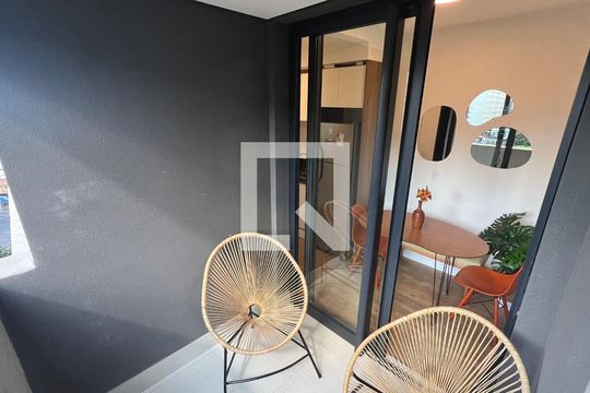Sacada de kitnet/studio para alugar com 1 quarto, 24m² em Pinheiros, São Paulo