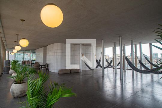 Área comum de kitnet/studio para alugar com 1 quarto, 34m² em Bela Vista, São Paulo