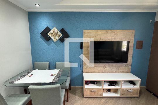 Sala  de apartamento à venda com 2 quartos, 58m² em Parque Erasmo Assunção, Santo André