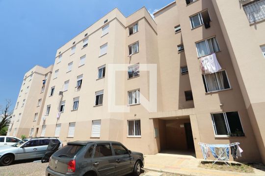 Fachada do bloco de apartamento à venda com 2 quartos, 47m² em Rio Branco, Canoas