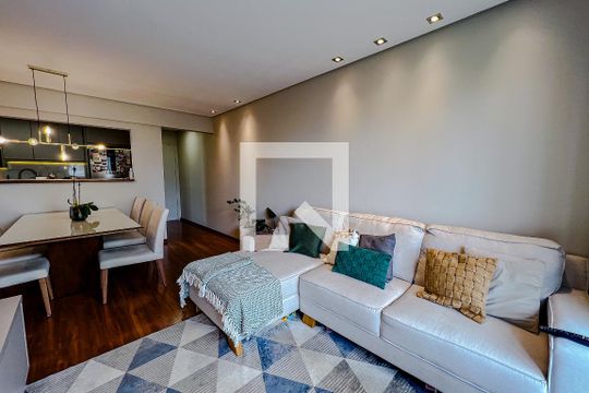 Sala de apartamento à venda com 3 quartos, 75m² em Cursino, São Paulo