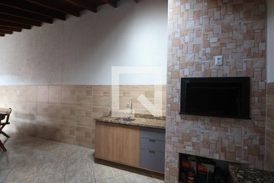 Área comum - Churrasqueira de casa à venda com 3 quartos, 130m² em Estância Velha, Canoas