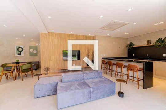 Área comum - Salão de festas de kitnet/studio para alugar com 1 quarto, 20m² em Indianópolis, São Paulo