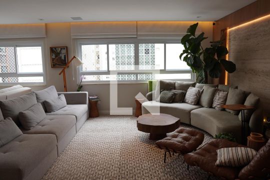 Sala de apartamento à venda com 3 quartos, 186m² em Jardim Paulista, São Paulo