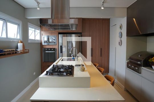 Cozinha de apartamento à venda com 3 quartos, 186m² em Jardim Paulista, São Paulo