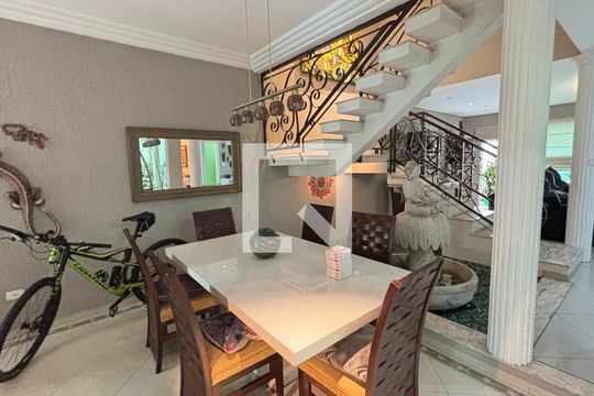 Sala - Sala de Jantar de casa à venda com 4 quartos, 450m² em Vila Valparaíso, Santo André
