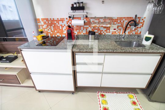 Cozinha de kitnet/studio à venda com 1 quarto, 36m² em Santo Amaro, São Paulo