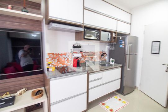 Cozinha de kitnet/studio à venda com 1 quarto, 36m² em Santo Amaro, São Paulo