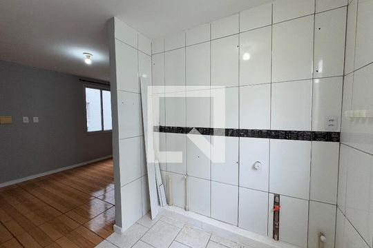 Cozinha de apartamento para alugar com 2 quartos, 44m² em Rio dos Sinos, São Leopoldo