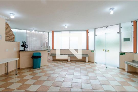 Área comum - Churrasqueira de apartamento para alugar com 2 quartos, 48m² em Paulicéia, São Bernardo do Campo