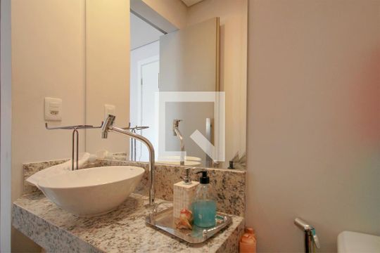 Lavabo da Sala de apartamento à venda com 2 quartos, 64m² em Serra, Belo Horizonte