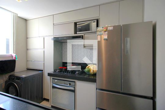 Cozinha de apartamento à venda com 2 quartos, 43m² em Bandeirantes (pampulha), Belo Horizonte