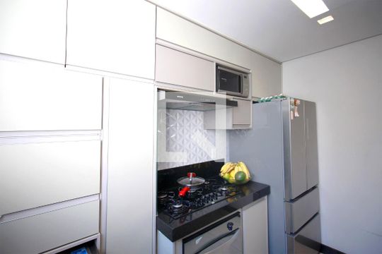 Cozinha de apartamento à venda com 2 quartos, 43m² em Bandeirantes (pampulha), Belo Horizonte