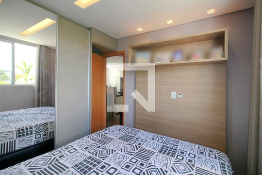 Suite de apartamento à venda com 2 quartos, 43m² em Bandeirantes (pampulha), Belo Horizonte